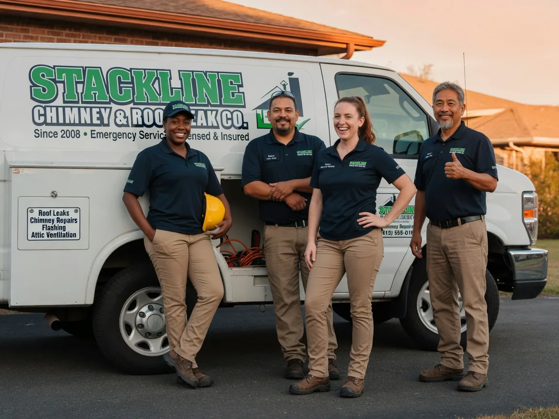 Chimney flashing repair company in University, MS